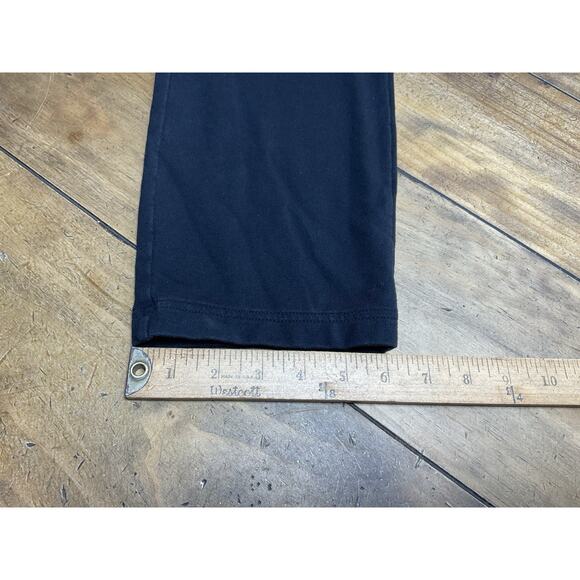 J Jill Purejill Affinity French Terry Slim Leg Black Pants Womens Petite Medium - Picture 9 of 10